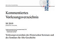 Wichtige Informationen SoSe 2019 Wichtige Informationen SoSe 2019